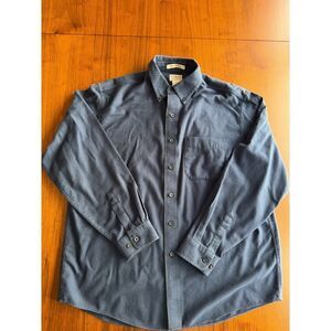L.L.Bean Men's Traditional Fit Blue Microcheck - Size L